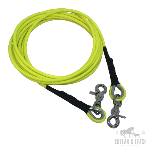 NEU* BIOTHANE Schleppleine Fährtenleine Schweissleine 19mm neon-grün 1m bis 12m NEU* BIOTHANE Schleppleine Fährtenleine Schweissleine 19mm neon-grün 1m bis 12m